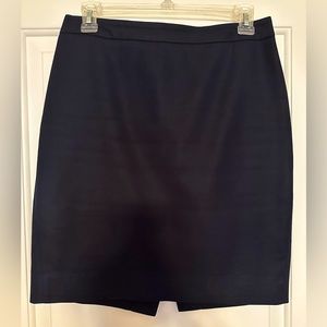 J.Crew navy pencil skirt, size 0